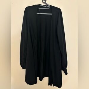 COS Black Open Front Cardigan